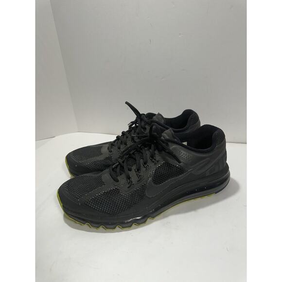 Nike Air Max+ LE 2013 Black Volt Green Soles Sz 14 Sneaker Shoes 579584-007 RARE main image 12